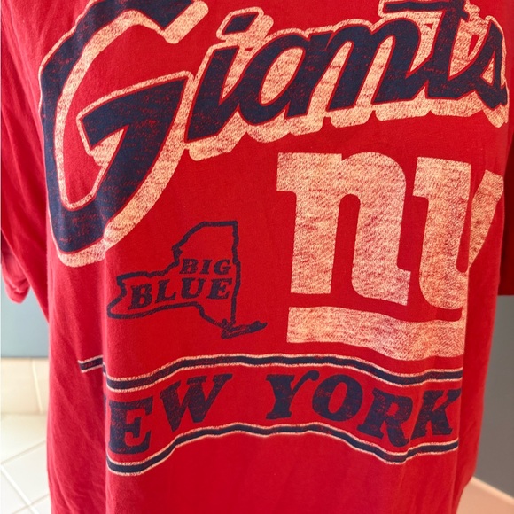 NWT 47 Brand Womens New York Giants Football Shirt NFL Red Size XL $40 - Picture 2 of 5